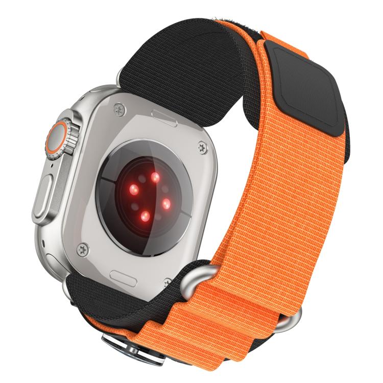 For Apple Watch 42mm / 41mm / 40mm / 38mm Compass Nylon Loop Watch Band