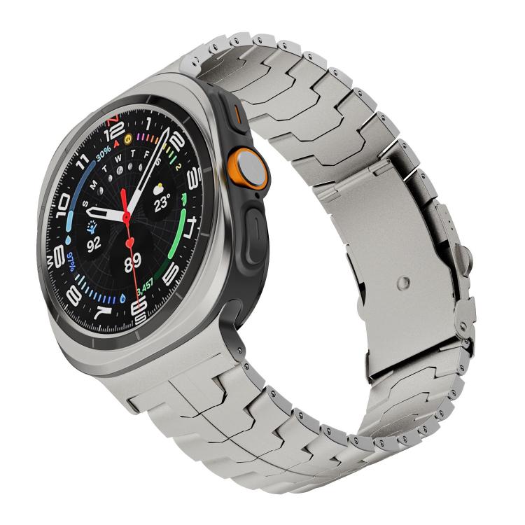For Samsung Galaxy Watch Ultra 47mm / Ultra 2025 Split Safety Buckle Titanium Alloy Watch Band