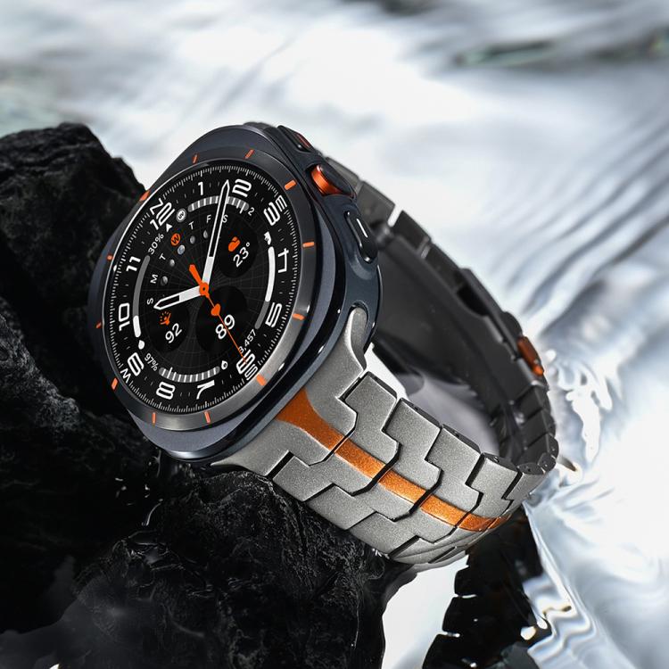 For Samsung Galaxy Watch Ultra 47mm / Ultra 2025 Split Safety Buckle Titanium Alloy Watch Band