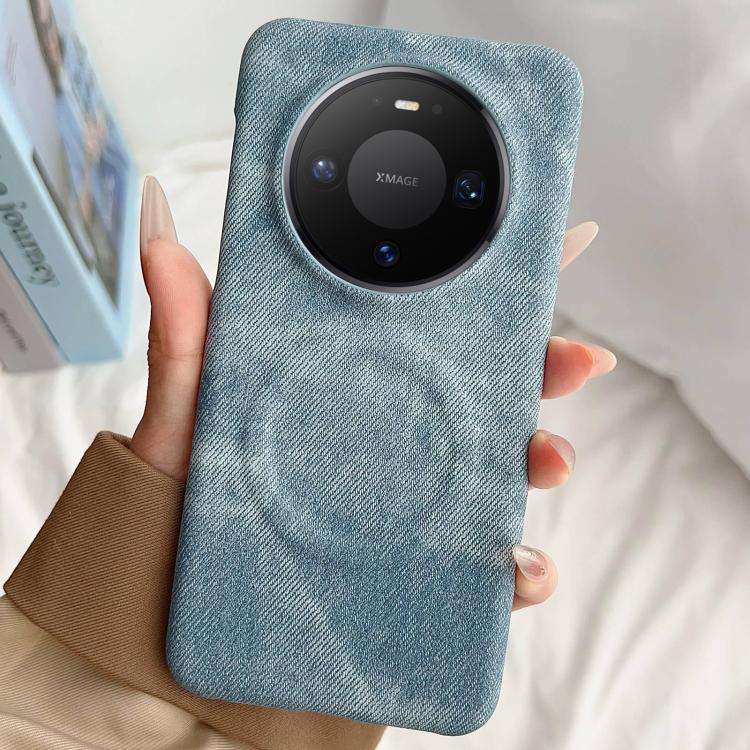 For Huawei Mate 80 Pro Denim MagSafe Magnetic PC + PU Phone Case