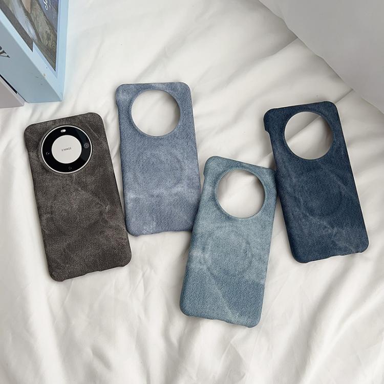 For Huawei Mate 70 Pro Denim MagSafe Magnetic PC + PU Phone Case