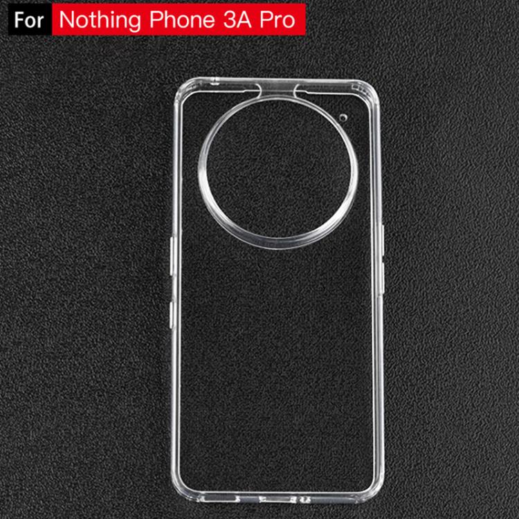 For Nothing Phone 3a Pro Crystal TPU + PC Airbag Shockproof Phone Case - Transparent