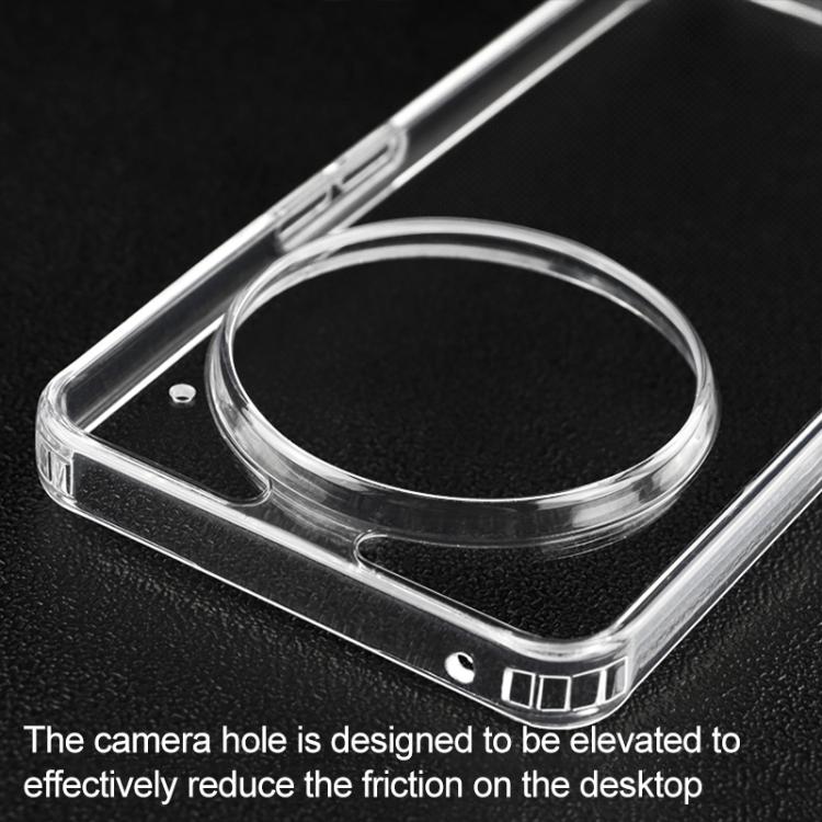For Nothing Phone 3a Pro Crystal TPU + PC Airbag Shockproof Phone Case - Transparent