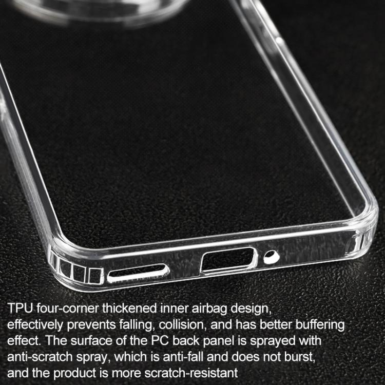 For Nothing Phone 3a Pro Crystal TPU + PC Airbag Shockproof Phone Case - Transparent