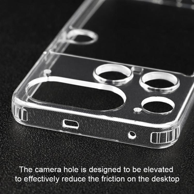 For Nothing Phone 3 Crystal TPU + PC Airbag Shockproof Phone Case - Transparent