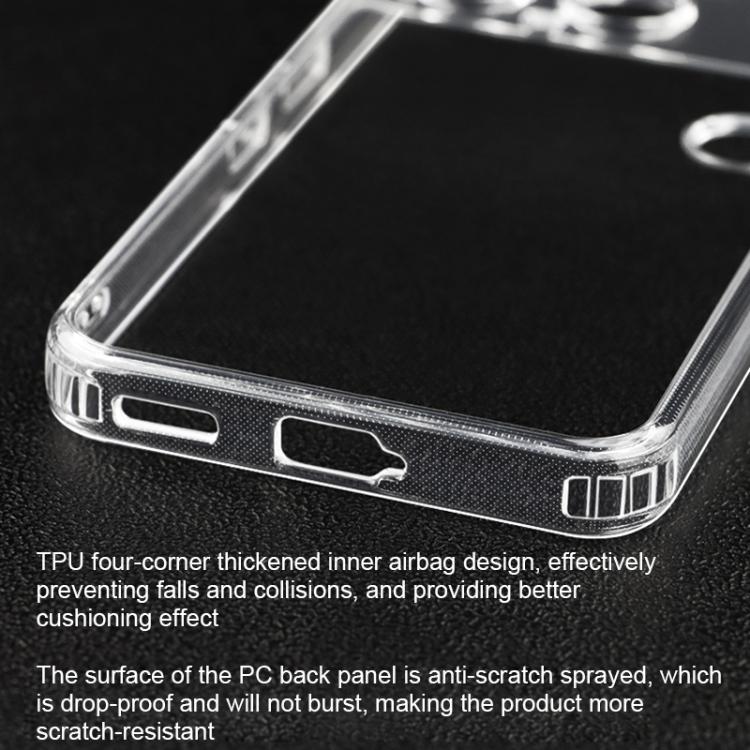 For Nothing Phone 3 Crystal TPU + PC Airbag Shockproof Phone Case - Transparent