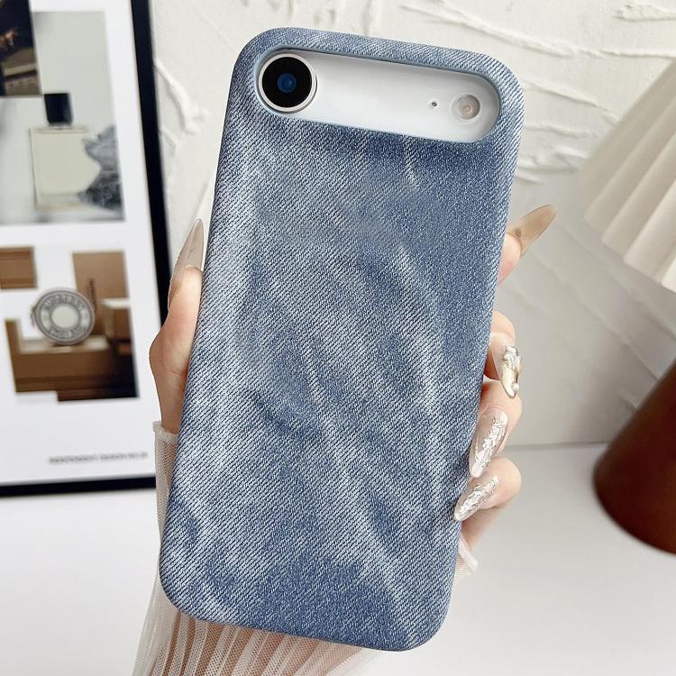 For iPhone Air Denim MagSafe Magnetic PC + PU Phone Case