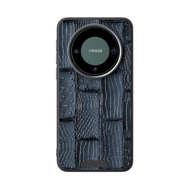 For Huawei Mate 60 Pro / 60 Pro+ ABEEL Beast Pattern 6D Micro-Embossed MagSafe Genuine Leather Phone Case