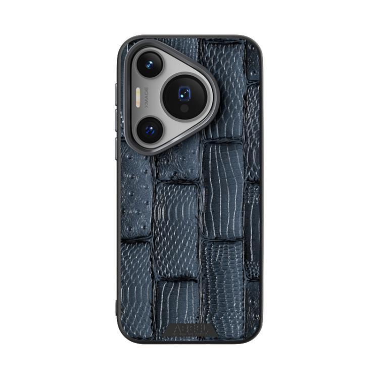 For Huawei Pura 70 Pro / 70 Pro+ ABEEL Beast Pattern 6D Micro-Embossed MagSafe Genuine Leather Phone Case