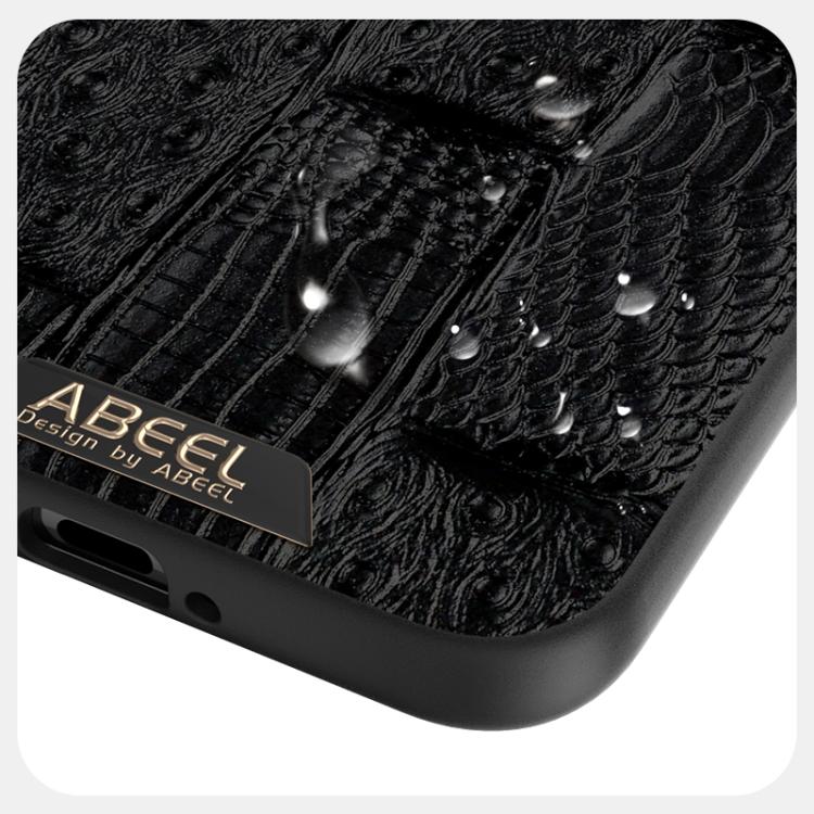 For Huawei nova 14 ABEEL Beast Pattern 6D Micro-Embossed MagSafe Genuine Leather Phone Case
