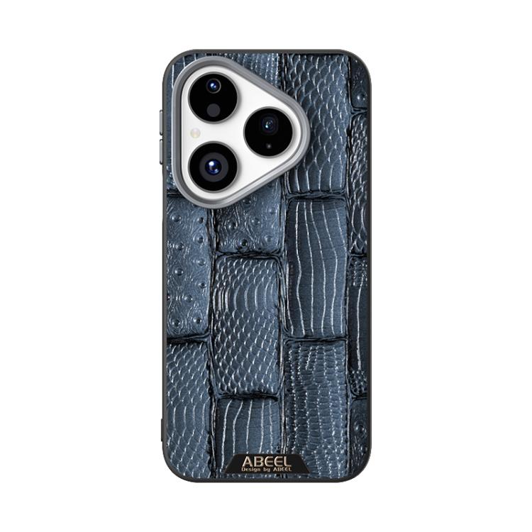 For Huawei Pura 80 5G ABEEL Beast Pattern 6D Micro-Embossed MagSafe Genuine Leather Phone Case