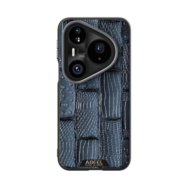 For Huawei Pura 80 Pro 5G / 80 Pro+ 5G ABEEL Beast Pattern 6D Micro-Embossed MagSafe Genuine Leather Phone Case