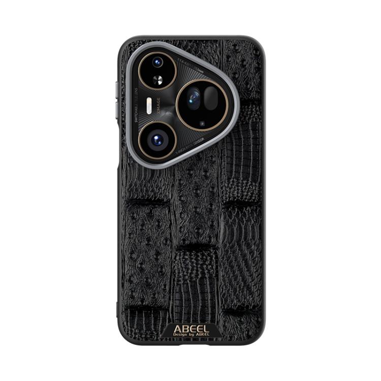 For Huawei Pura 80 Ultra 5G ABEEL Beast Pattern 6D Micro-Embossed MagSafe Genuine Leather Phone Case