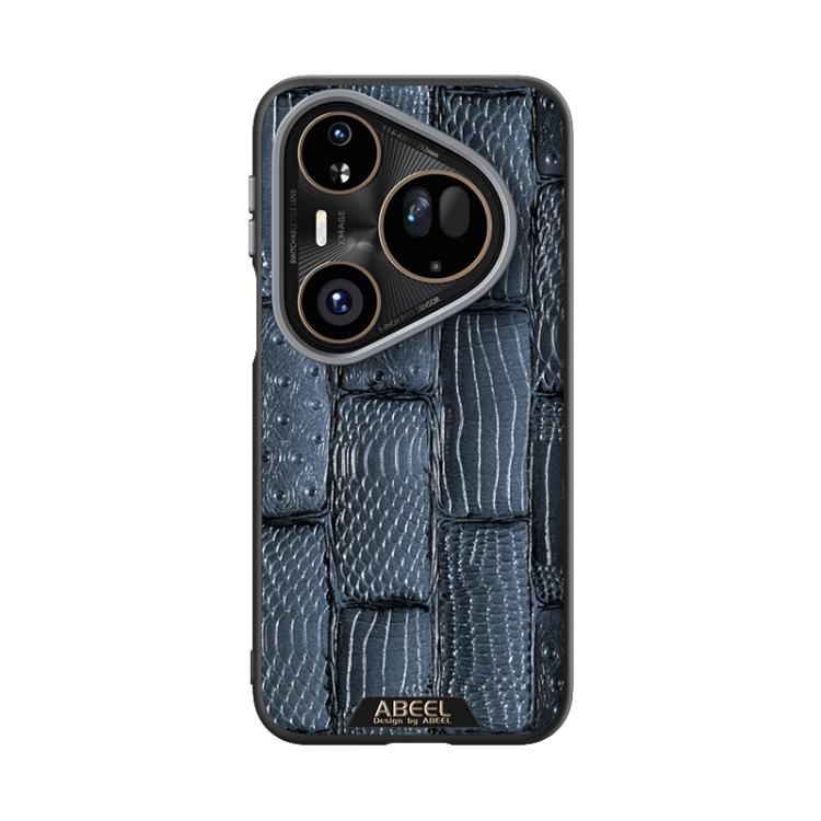 For Huawei Pura 80 Ultra 5G ABEEL Beast Pattern 6D Micro-Embossed MagSafe Genuine Leather Phone Case
