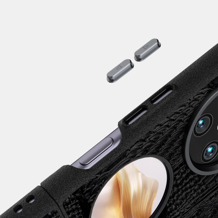 For Huawei Pocket 2 ABEEL Beast Pattern 6D Micro-Embossed MagSafe Genuine Leather Phone Case