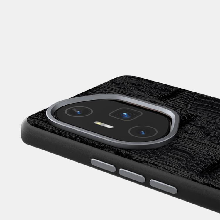 For Honor 300 Ultra ABEEL Beast Pattern 6D Micro-Embossed MagSafe Genuine Leather Phone Case