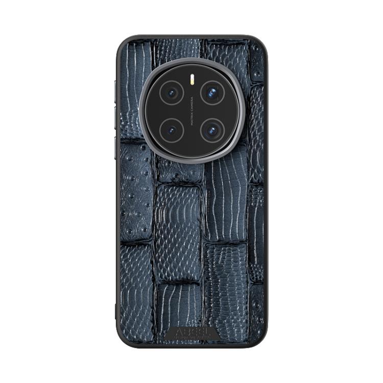 For Honor Magic7 Pro ABEEL Beast Pattern 6D Micro-Embossed MagSafe Genuine Leather Phone Case