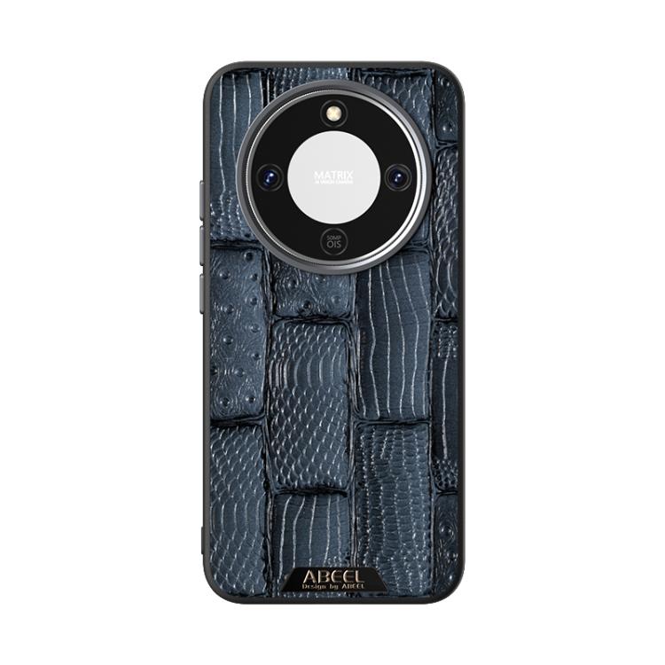 For Honor X70 5G ABEEL Beast Pattern 6D Micro-Embossed MagSafe Genuine Leather Phone Case