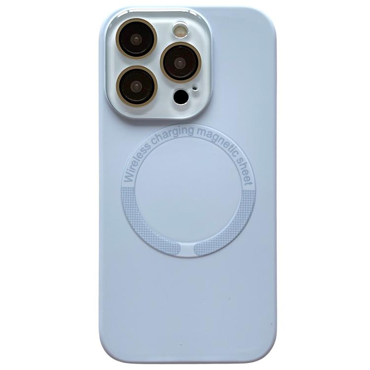 For iPhone 13 Pro Small Window Acrylic Glass Lens MagSafe Silicone Phone Case
