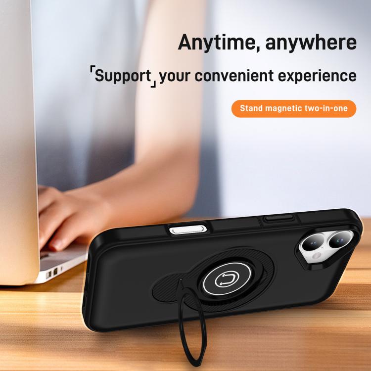 For iPhone 16 Ring Holder Magnetic Phone Case