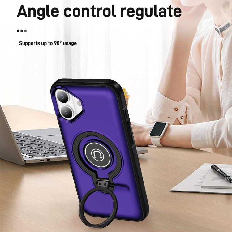 For iPhone 16 Ring Holder Magnetic Phone Case