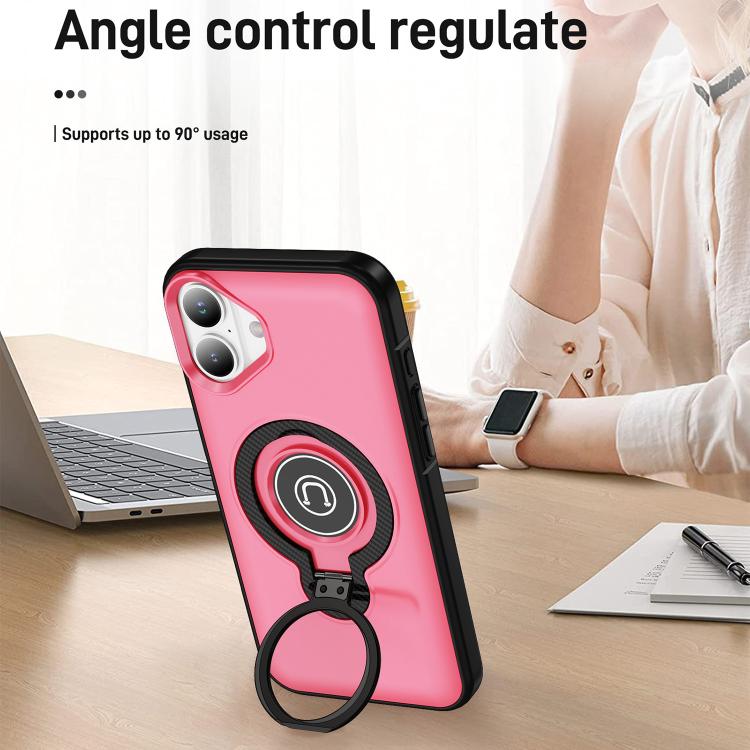For iPhone 16 Plus Ring Holder Magnetic Phone Case