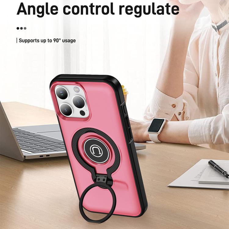 For iPhone 16 Pro Max Ring Holder Magnetic Phone Case