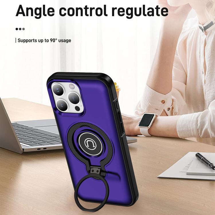 For iPhone 16 Pro Max Ring Holder Magnetic Phone Case