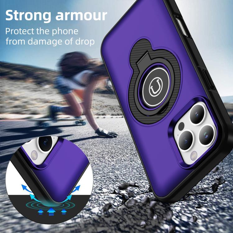 For iPhone 16 Pro Max Ring Holder Magnetic Phone Case