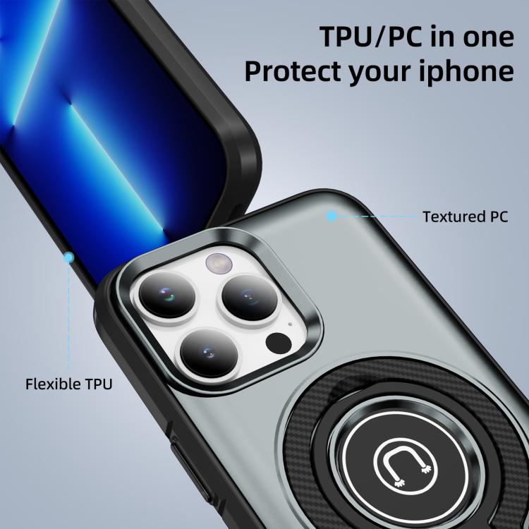 For iPhone 13 Pro Ring Holder Magnetic Phone Case