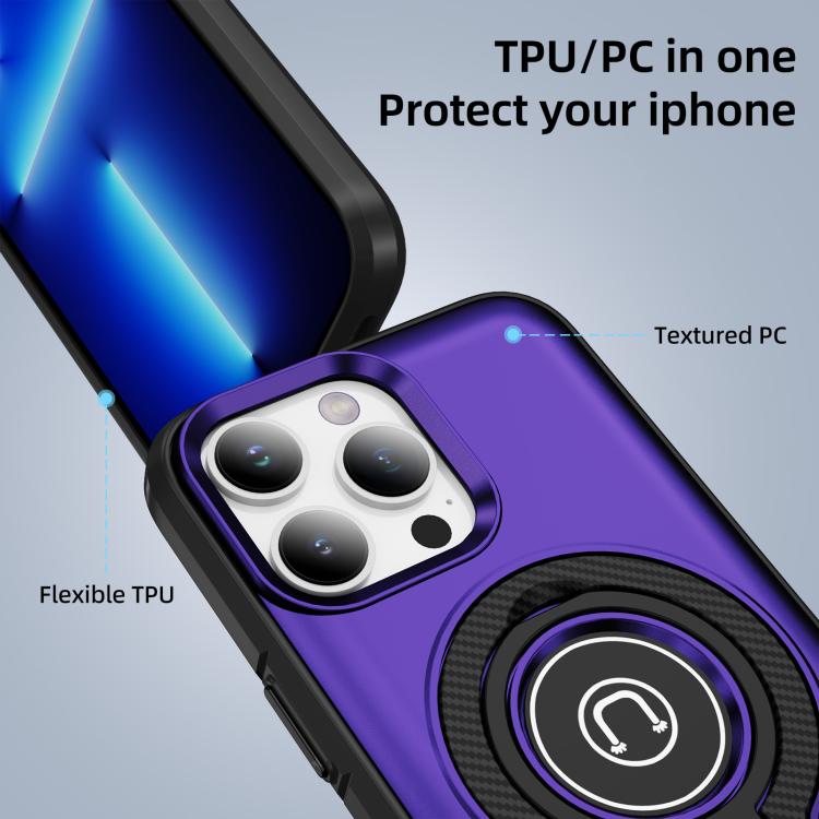 For iPhone 13 Pro Ring Holder Magnetic Phone Case