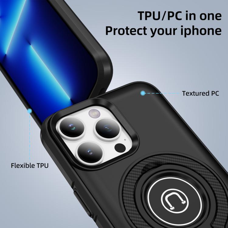 For iPhone 13 Pro Max Ring Holder Magnetic Phone Case