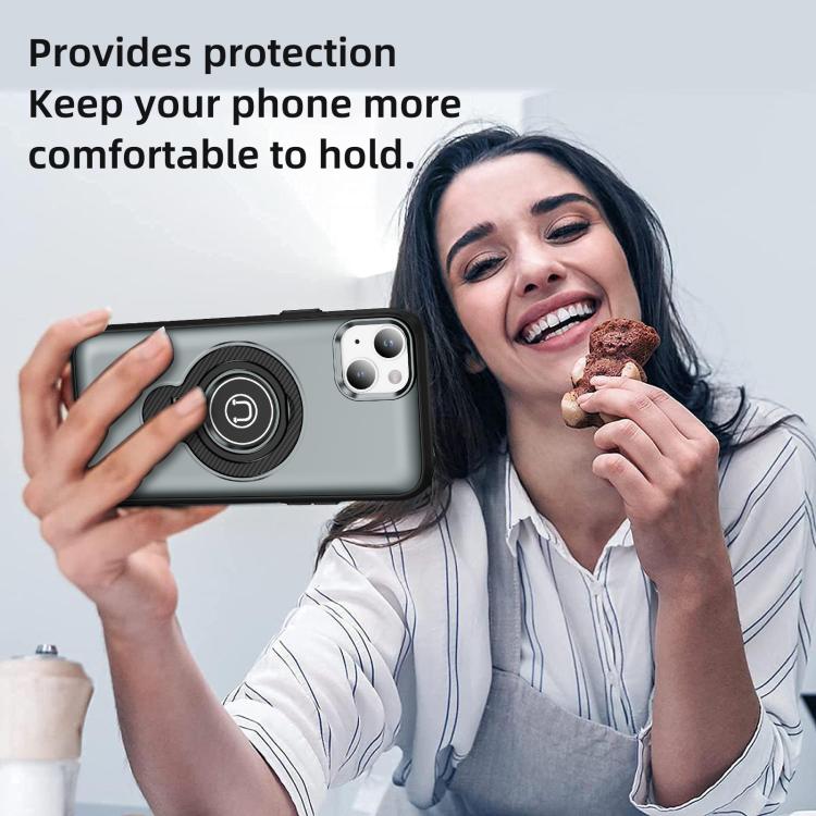 For iPhone 14 Ring Holder Magnetic Phone Case