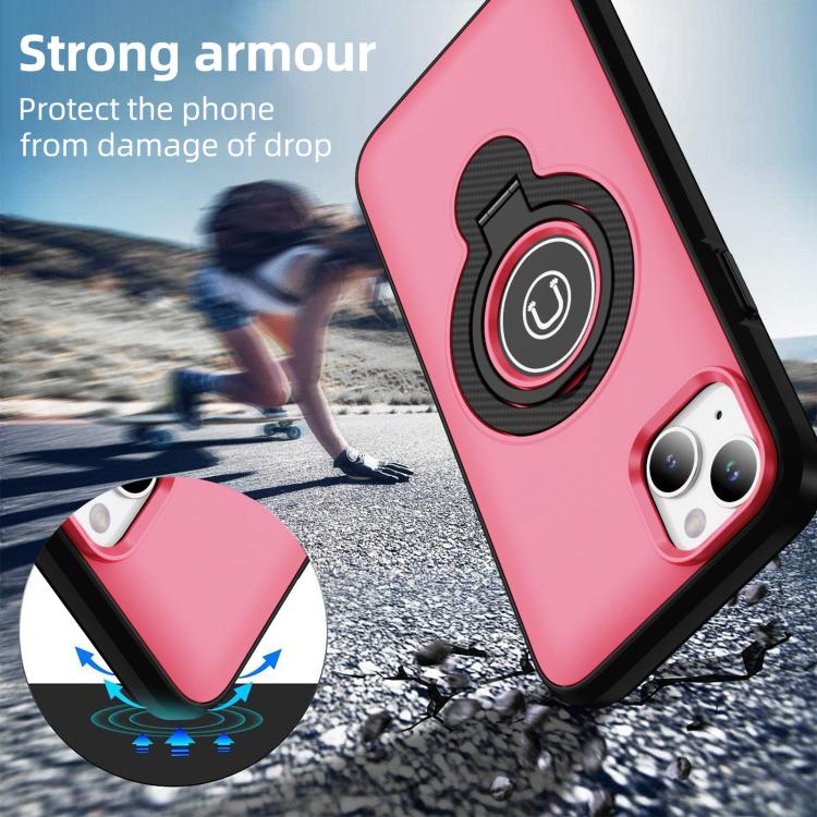 For iPhone 14 Ring Holder Magnetic Phone Case