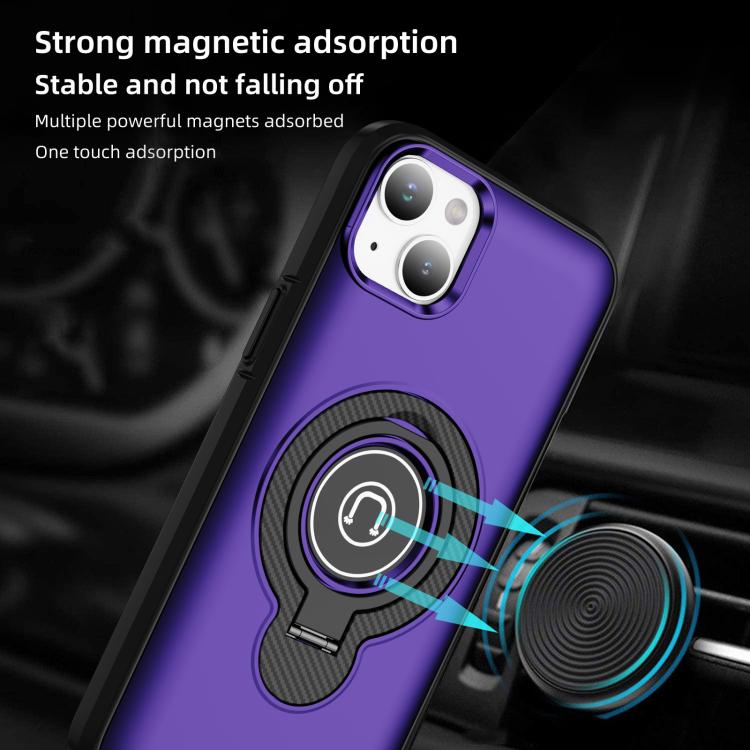 For iPhone 14 Ring Holder Magnetic Phone Case