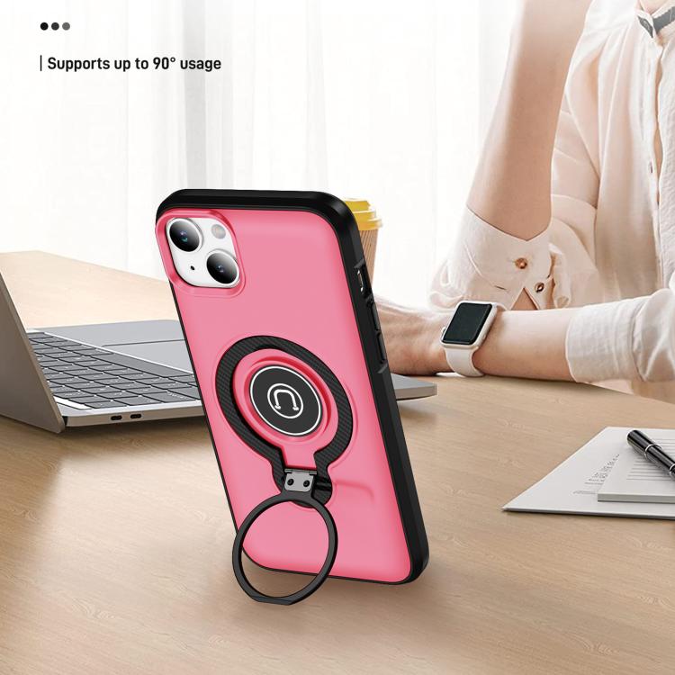 For iPhone 14 Plus Ring Holder Magnetic Phone Case