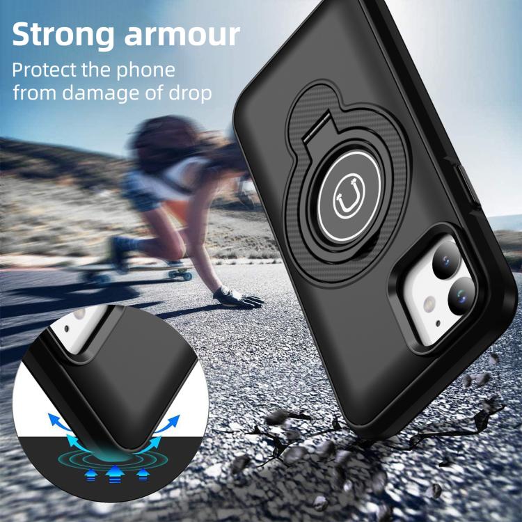 For iPhone 12 Ring Holder Magnetic Phone Case