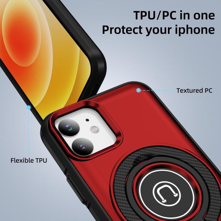 For iPhone 12 Ring Holder Magnetic Phone Case
