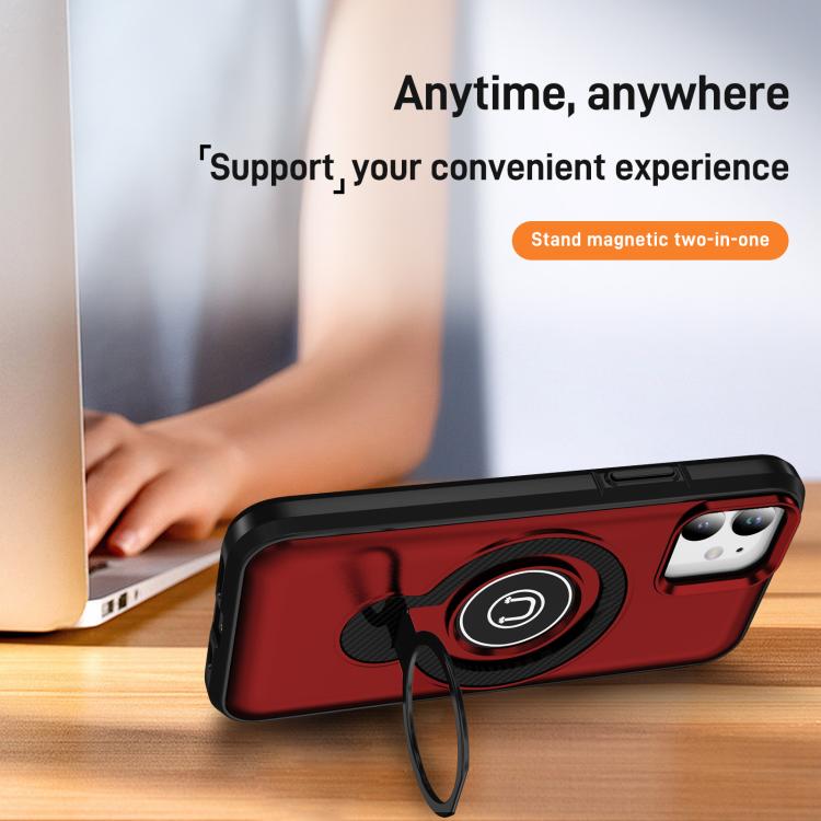For iPhone 12 Ring Holder Magnetic Phone Case