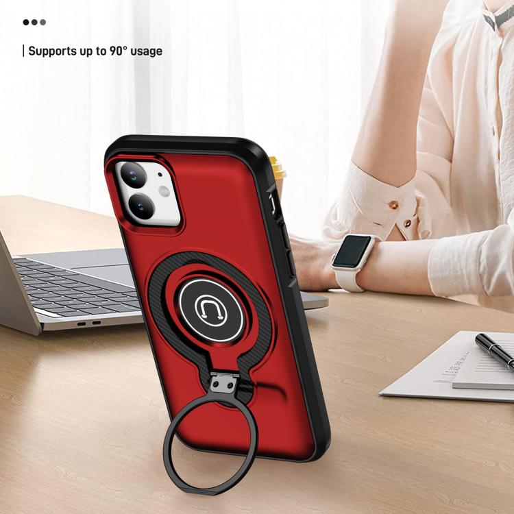 For iPhone 12 Ring Holder Magnetic Phone Case