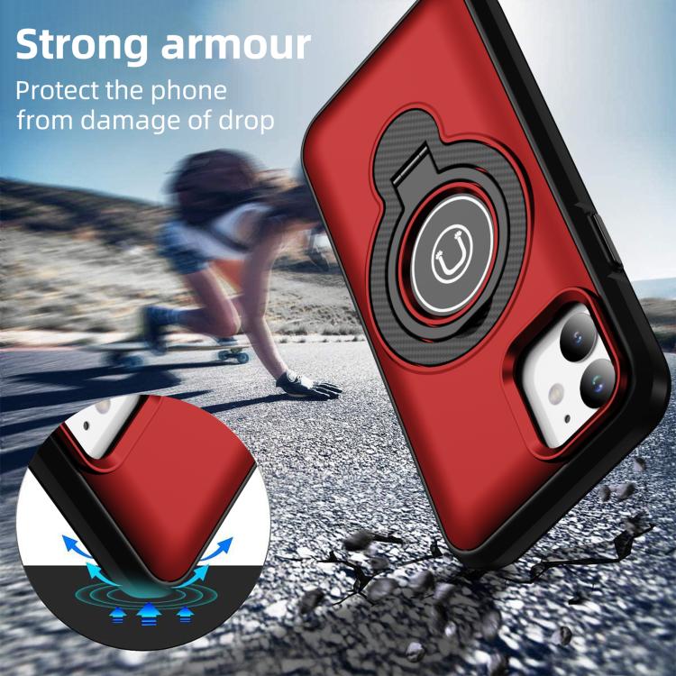 For iPhone 12 Ring Holder Magnetic Phone Case