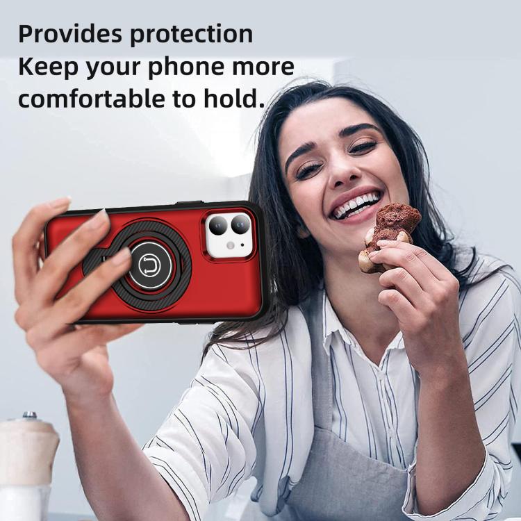 For iPhone 12 Ring Holder Magnetic Phone Case