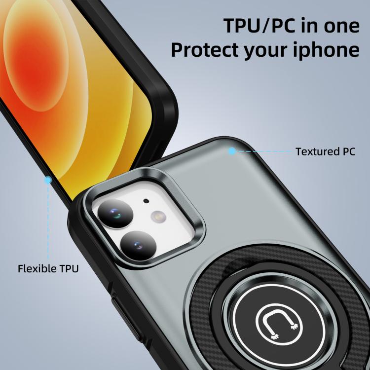 For iPhone 12 Ring Holder Magnetic Phone Case