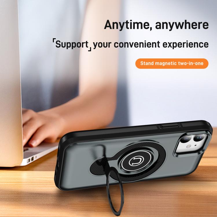 For iPhone 12 Ring Holder Magnetic Phone Case