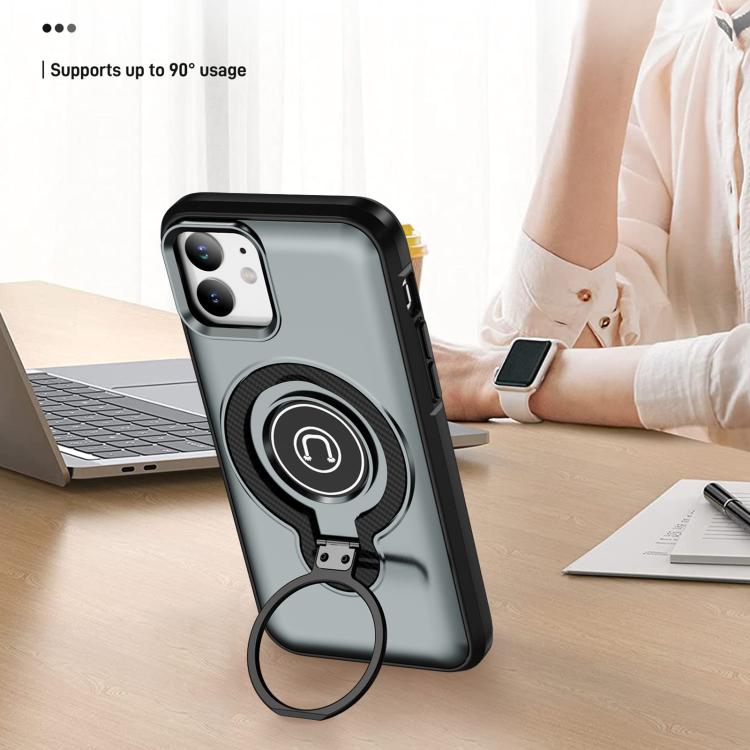 For iPhone 12 Ring Holder Magnetic Phone Case
