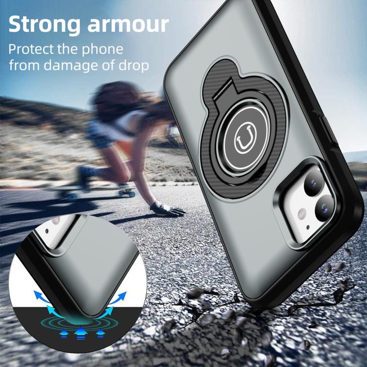 For iPhone 12 Ring Holder Magnetic Phone Case