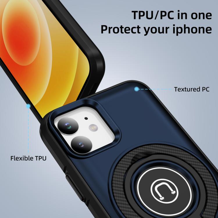 For iPhone 12 Ring Holder Magnetic Phone Case