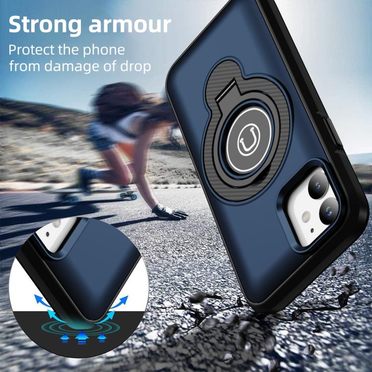 For iPhone 12 Ring Holder Magnetic Phone Case