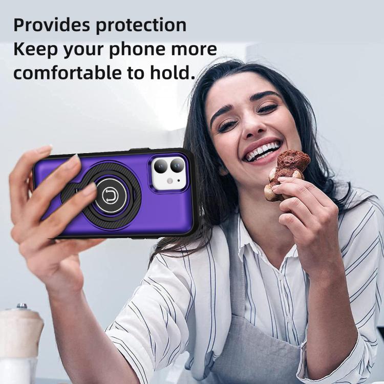 For iPhone 12 Ring Holder Magnetic Phone Case