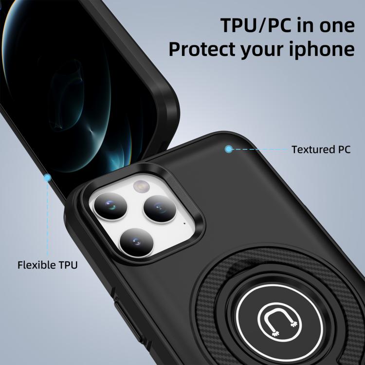 For iPhone 12 Pro Ring Holder Magnetic Phone Case
